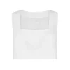 ALICE CROP TOP - IVORY
