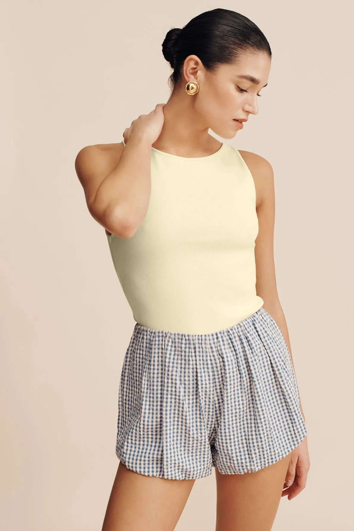 AXEL BOAT TANK - BUTTER YELLOW