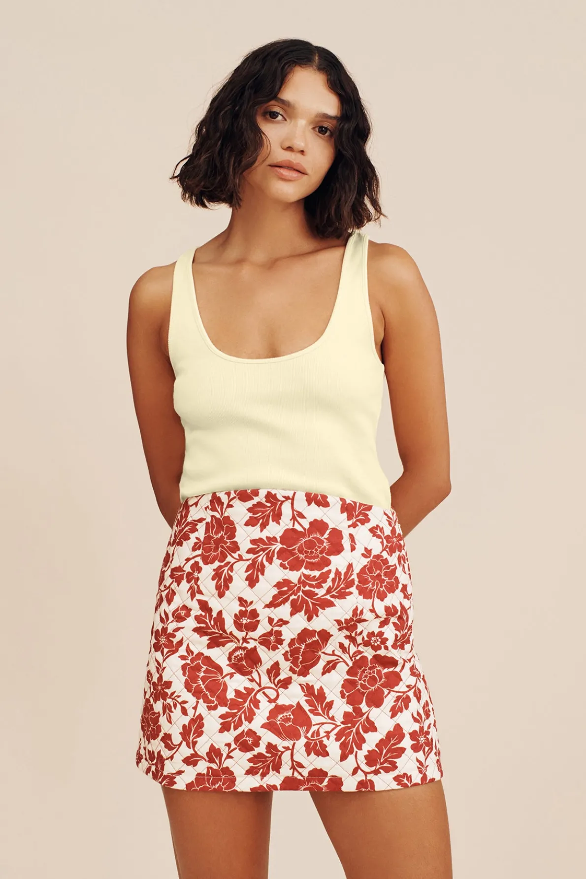 AXEL SCOOP TANK - BUTTER YELLOW