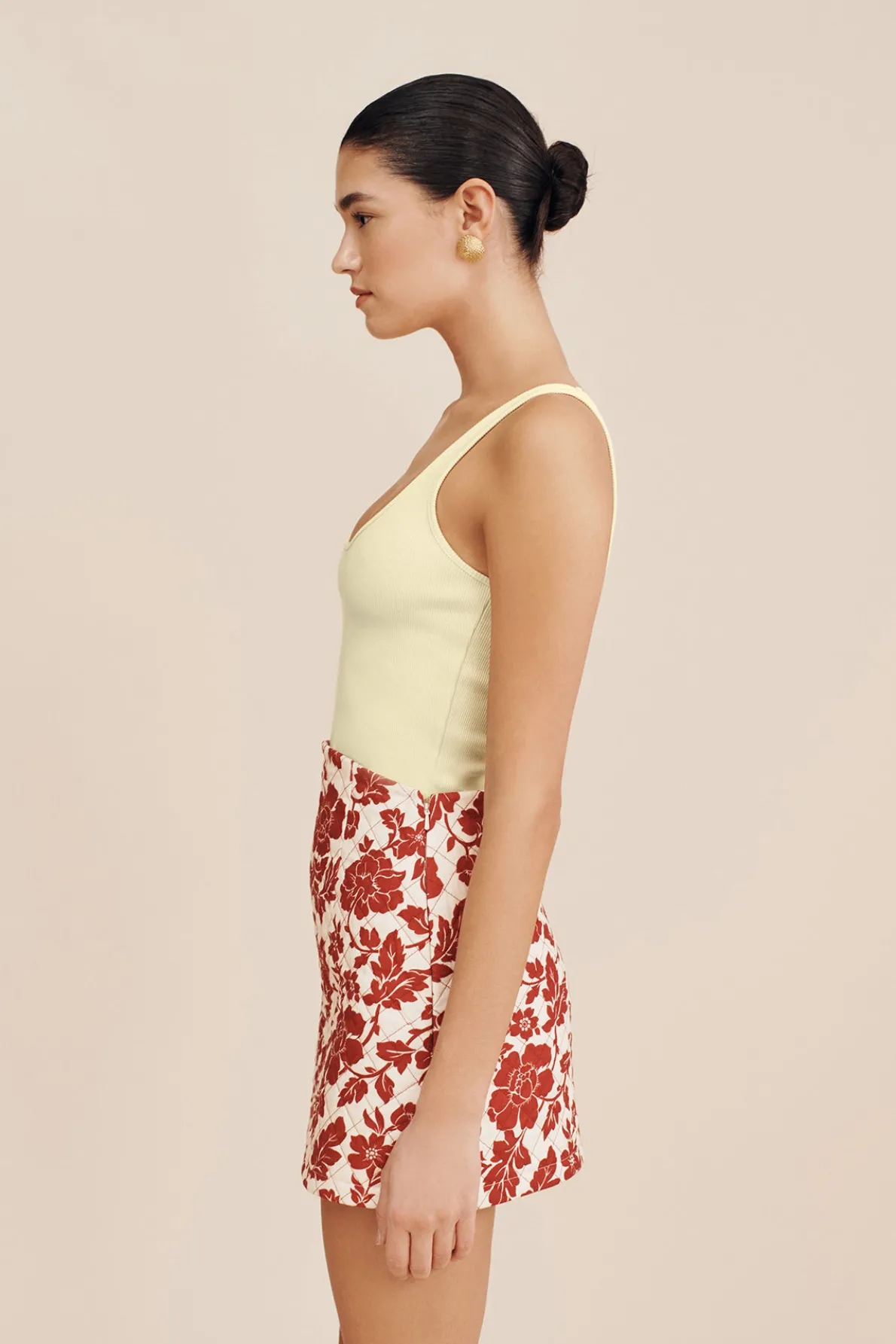 AXEL SCOOP TANK - BUTTER YELLOW