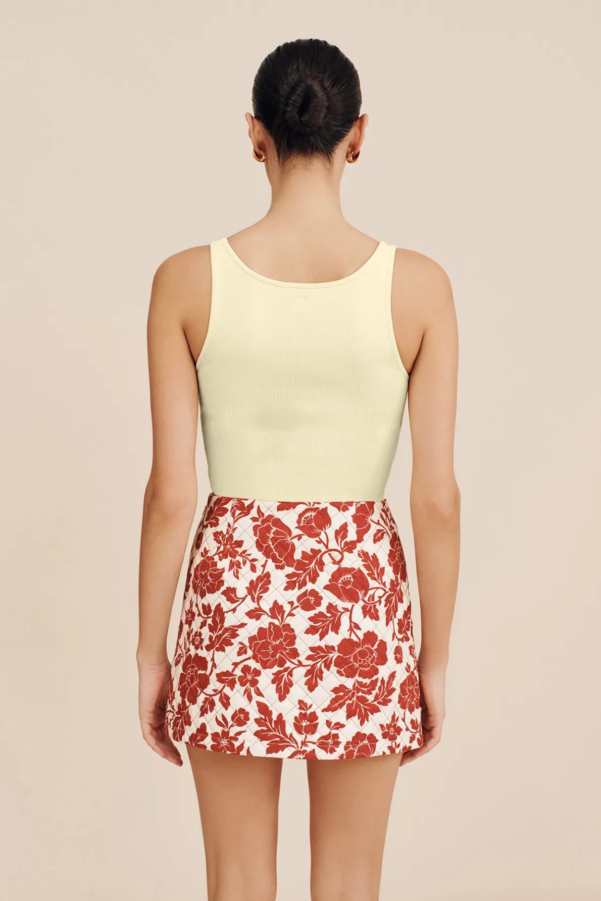 AXEL SCOOP TANK - BUTTER YELLOW