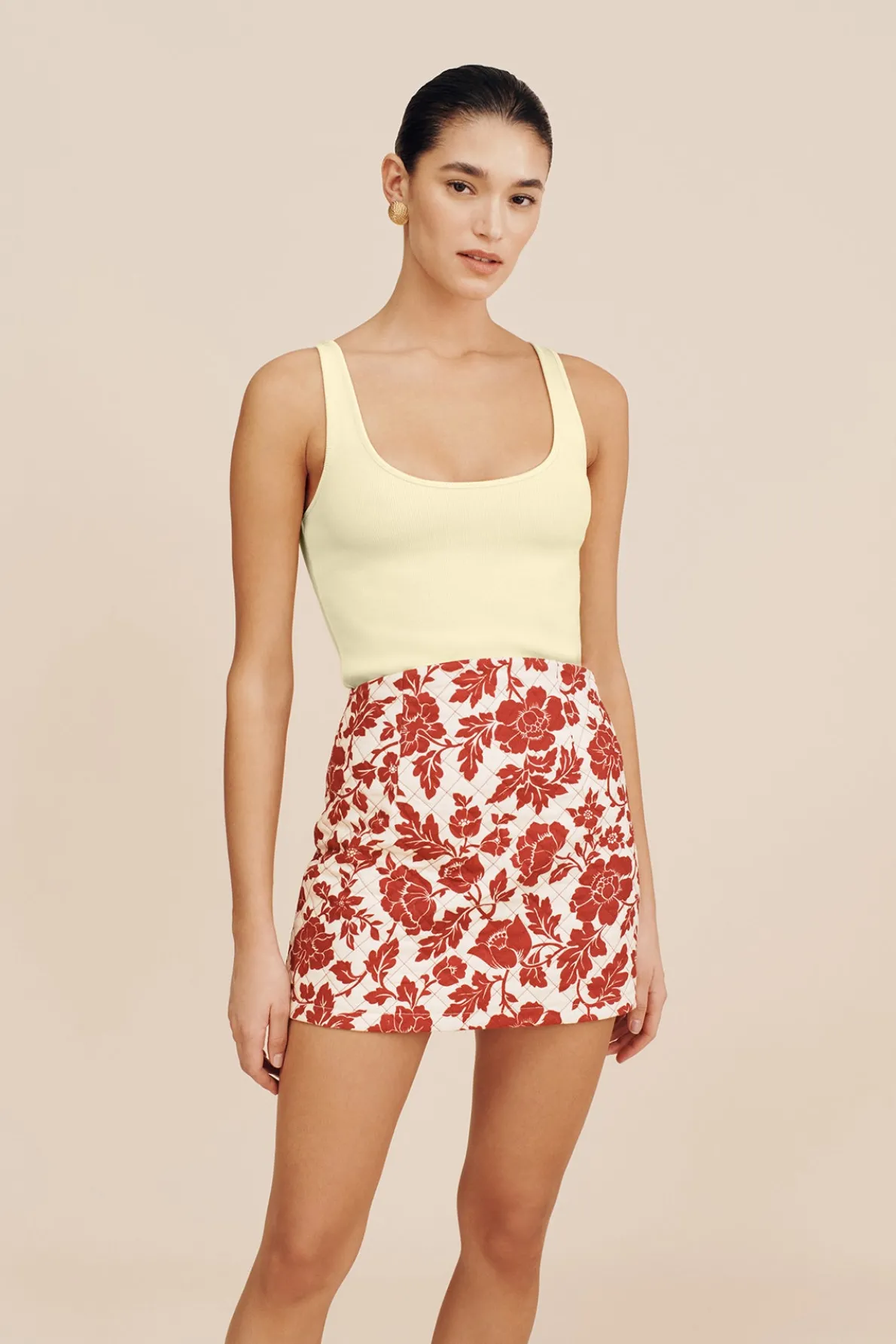 AXEL SCOOP TANK - BUTTER YELLOW