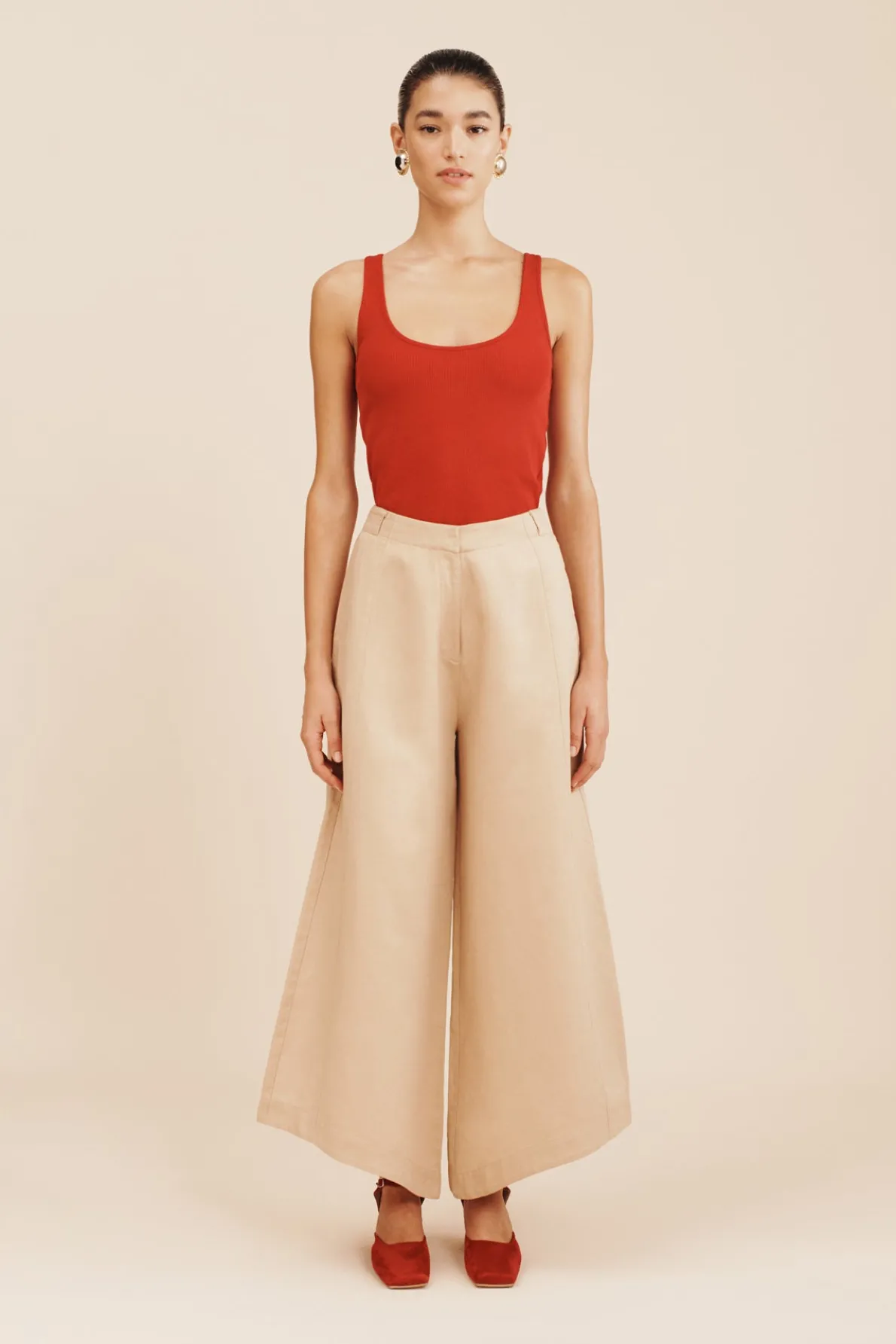 AXEL SCOOP TANK - CRIMSON