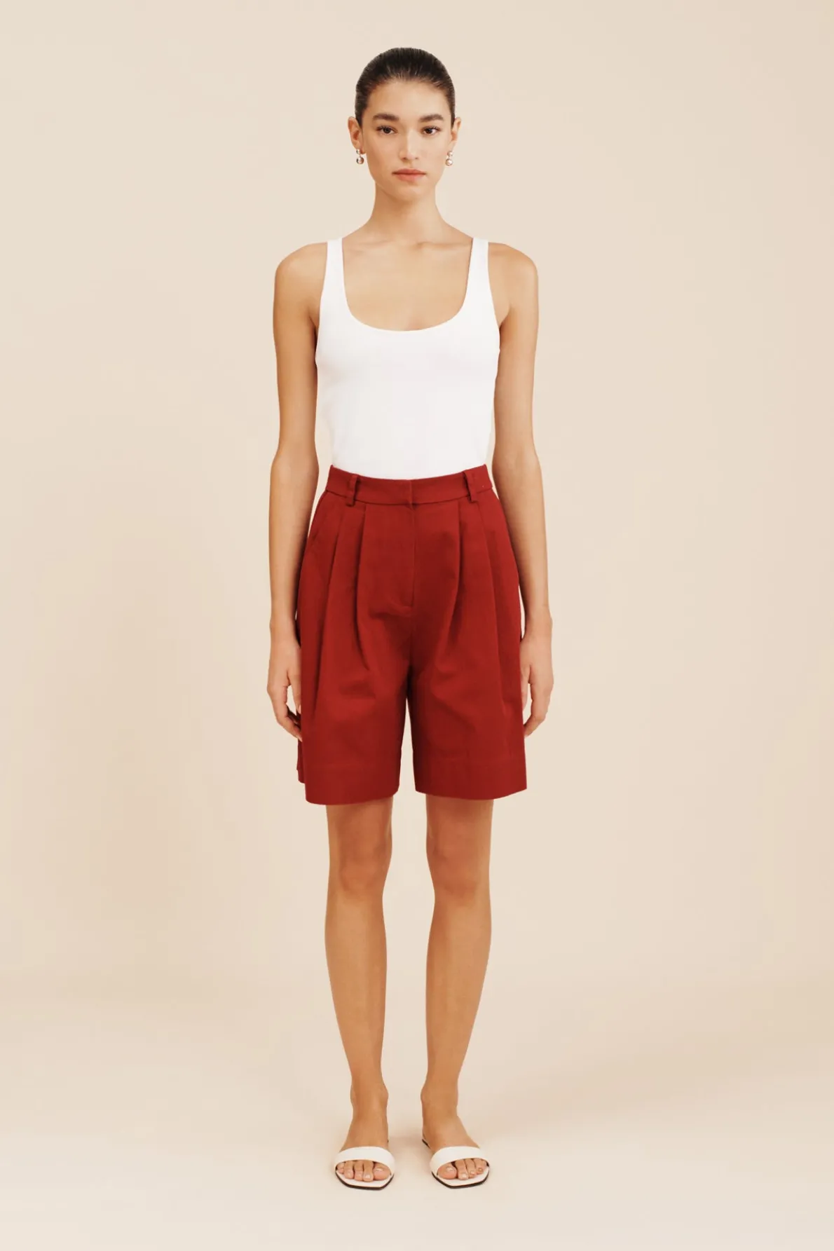 AXEL SCOOP TANK - WHITE