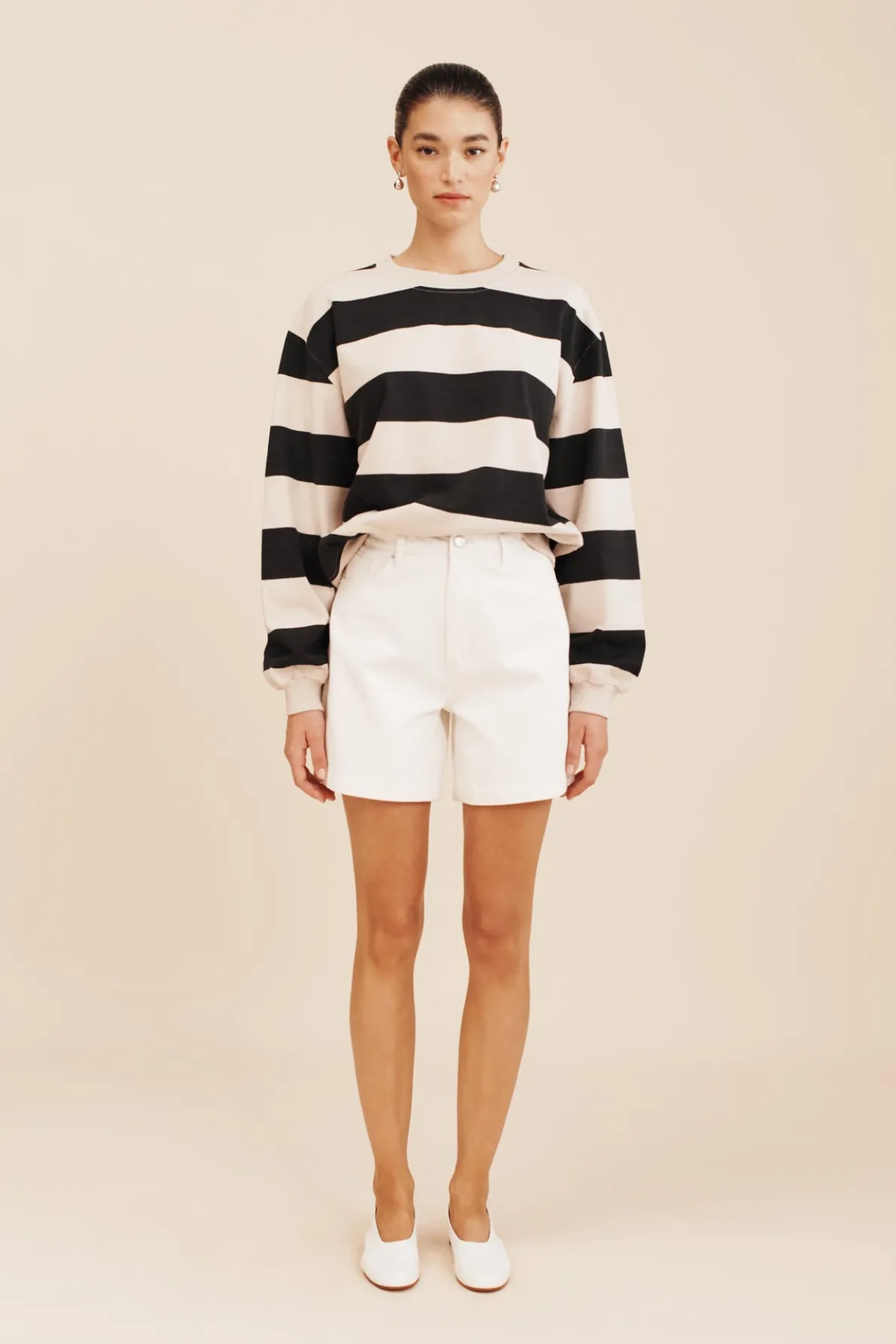 BRODY SHORT - VINTAGE WHITE