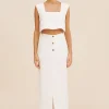 CALEB CROP TOP - IVORY