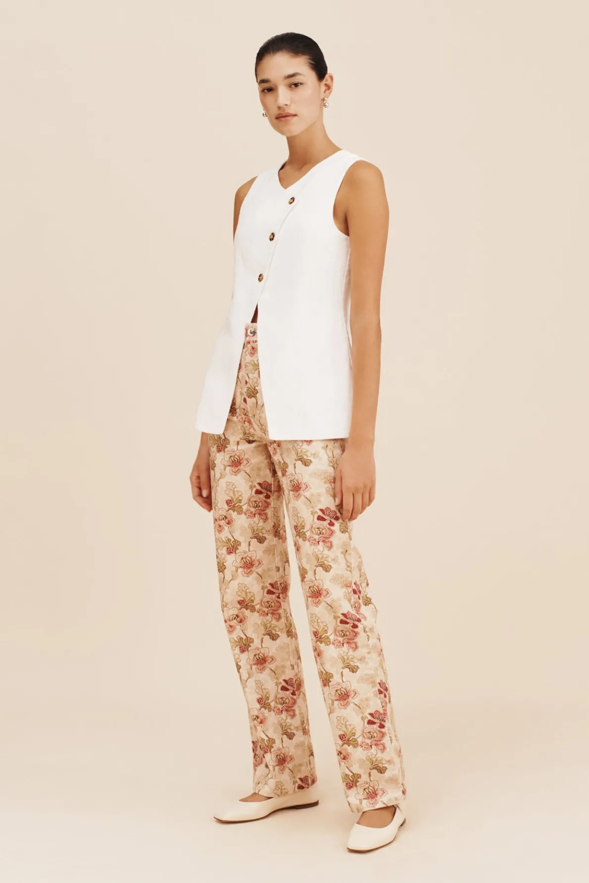 CELINE JEAN - CREAM/MULTI