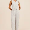 DIANA VEST - SEAGRASS STRIPE
