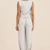 DIANA VEST - SEAGRASS STRIPE