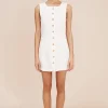 EMMA BUTTON DOWN MINI - IVORY