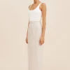 EMMA PENCIL SKIRT - NATURAL