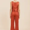 GIGI CROP TOP - REDWOOD