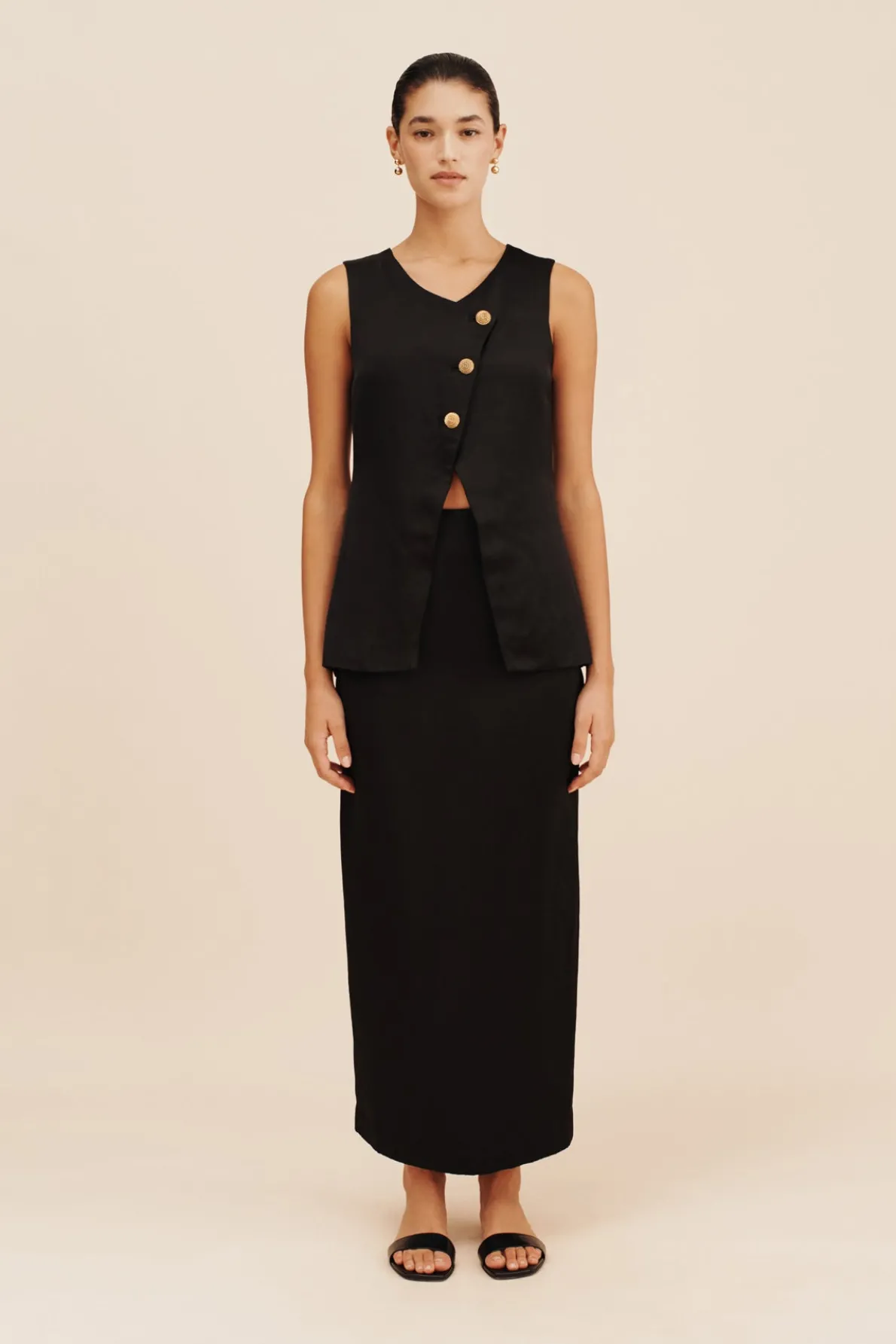 GIGI PENCIL SKIRT - BLACK