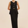 GIGI PENCIL SKIRT - BLACK