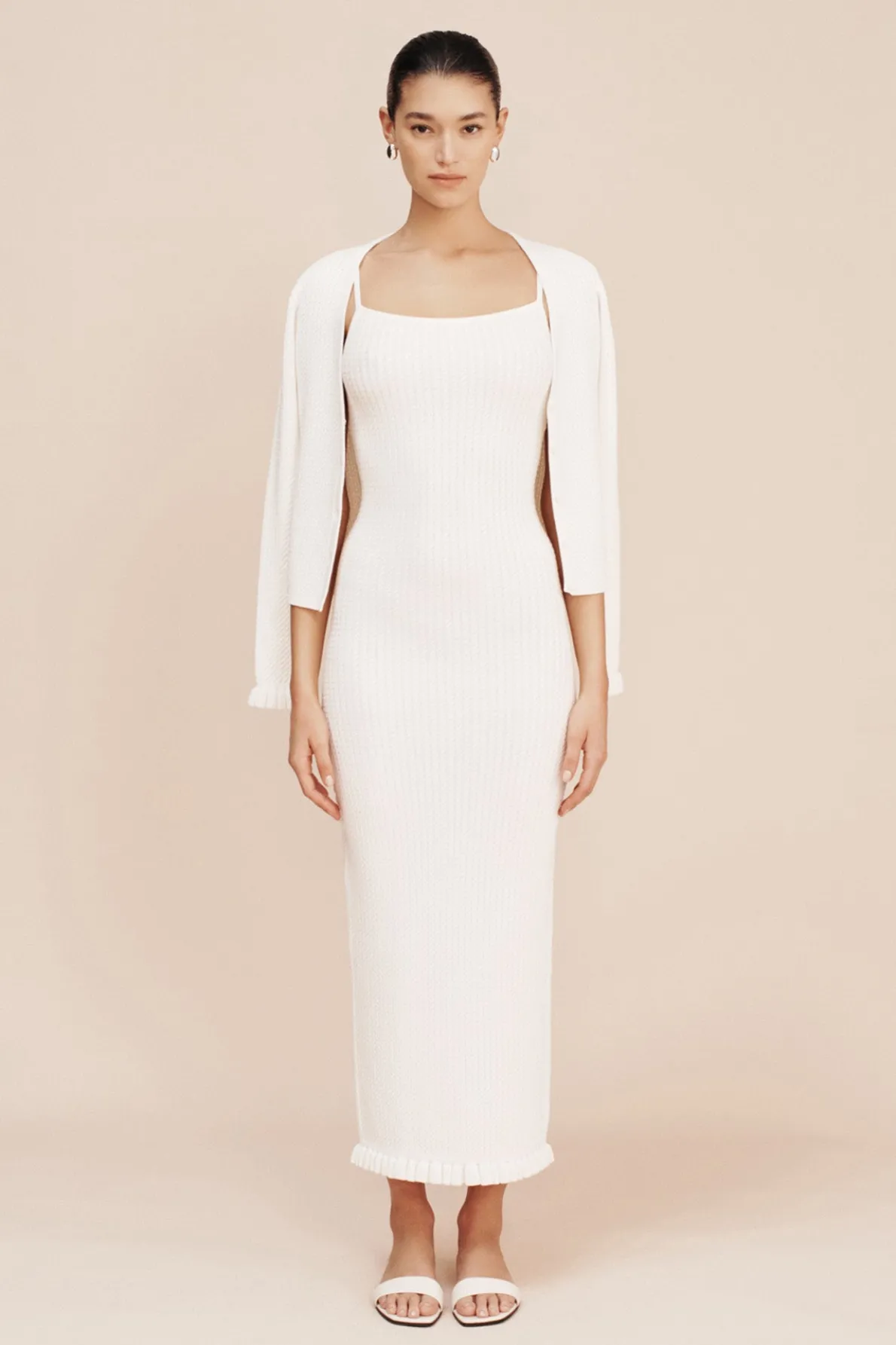 IRIS DRESS - BONE
