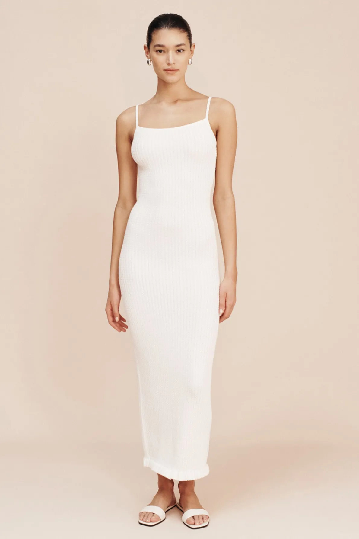 IRIS DRESS - BONE