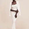 IRIS DRESS - BONE