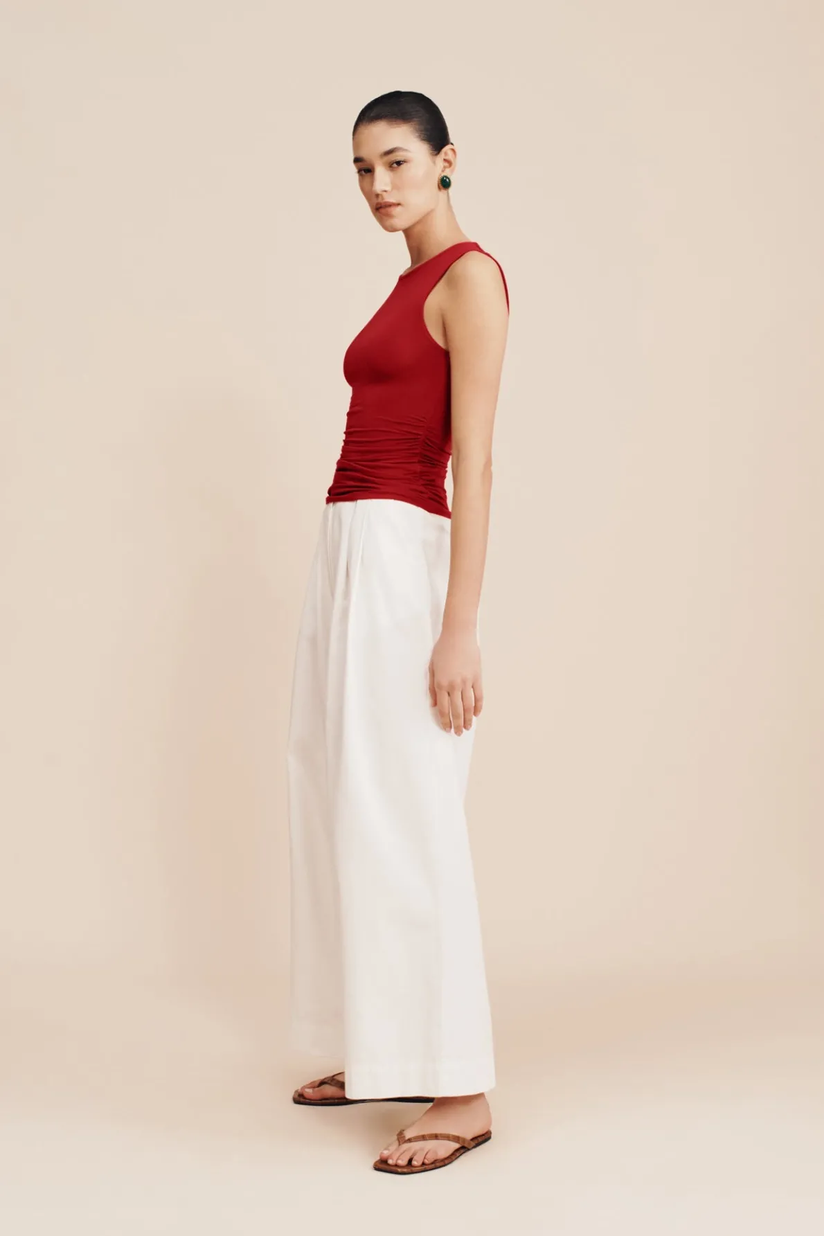 ISABELA TOP - CRIMSON