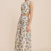 JOSLIN ONE SHOULDER DRESS - MEADOW