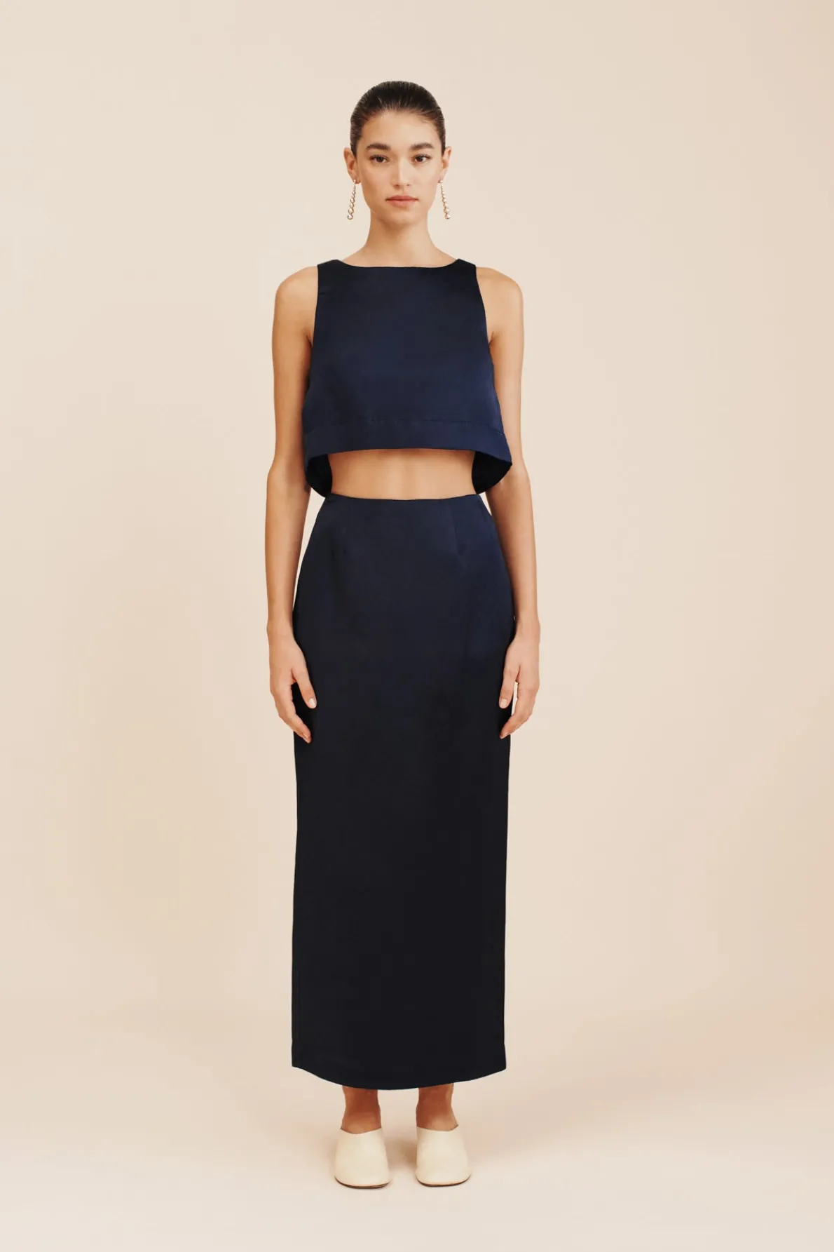 JOY CROP TOP - MIDNIGHT