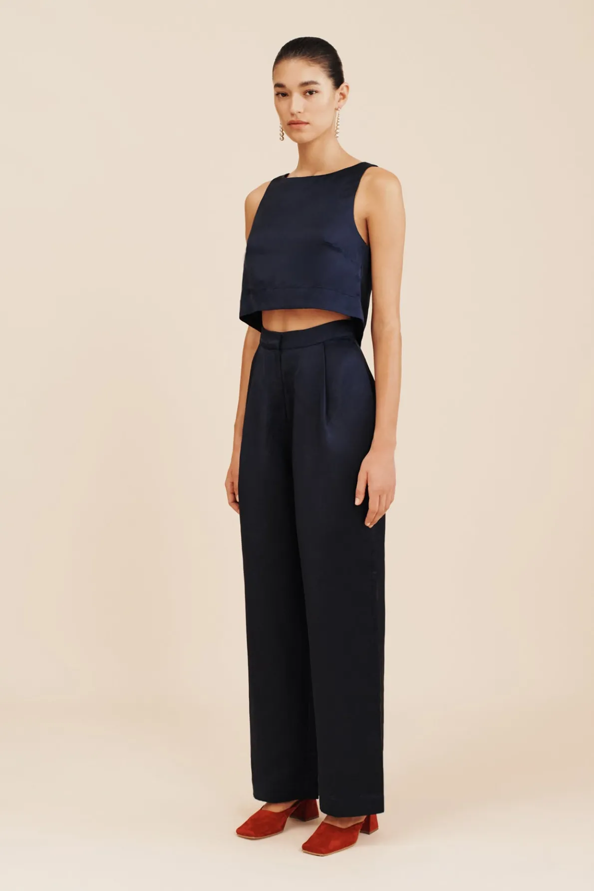 LEILA TROUSER - MIDNIGHT