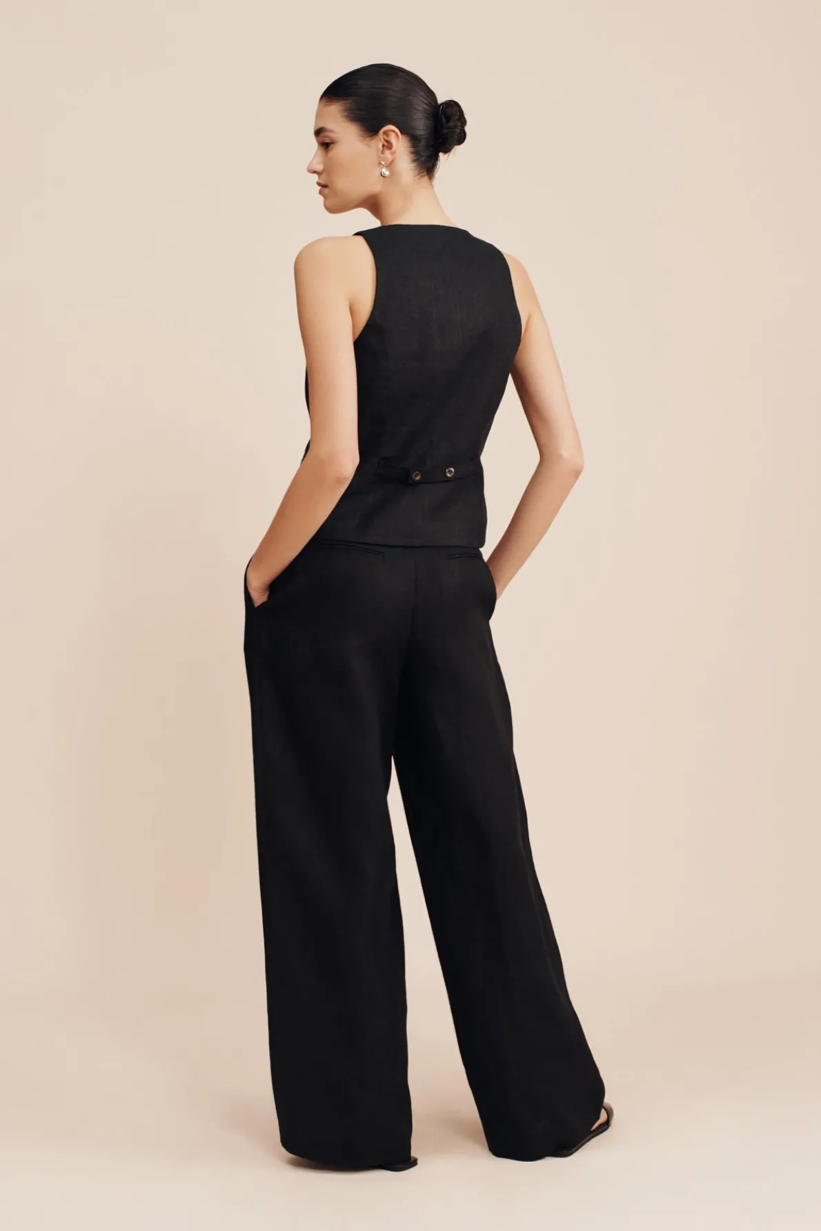 LEON TROUSER - BLACK