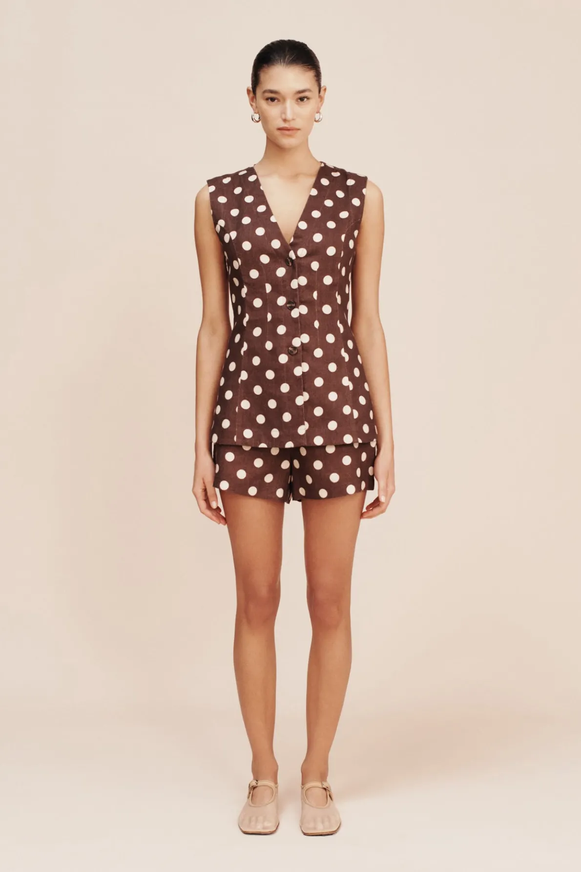 LORI VEST - POLKA DOT