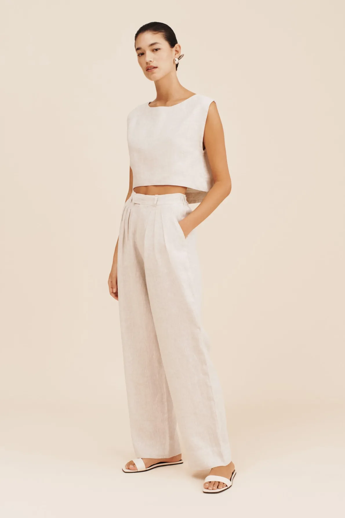 LOUIS TROUSER - NATURAL