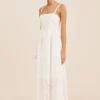 LOUISA DRESS - VINTAGE WHITE