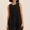 LOUISA MINI DRESS - BLACK