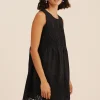 LOUISA MINI DRESS - BLACK