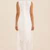 LOUISA SHIFT DRESS - VINTAGE WHITE