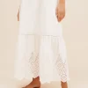LOUISA TIE DRESS - VINTAGE WHITE