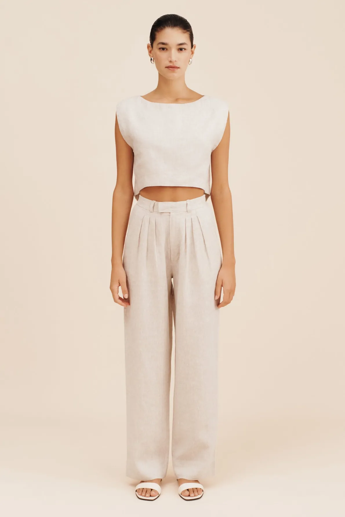 MARTINA CROP TOP - NATURAL
