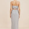 MIRA SKIRT - BLUE GINGHAM