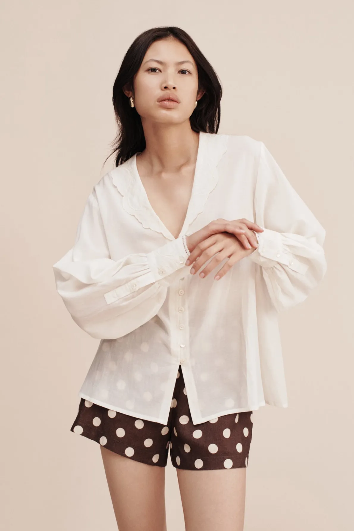 MYLAH SHIRT - CREAM