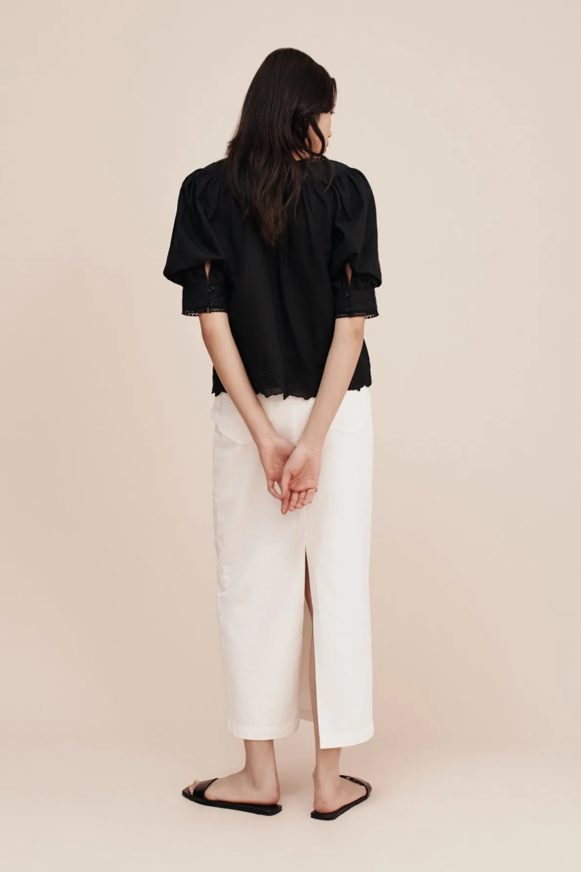 MYLAH TOP - BLACK
