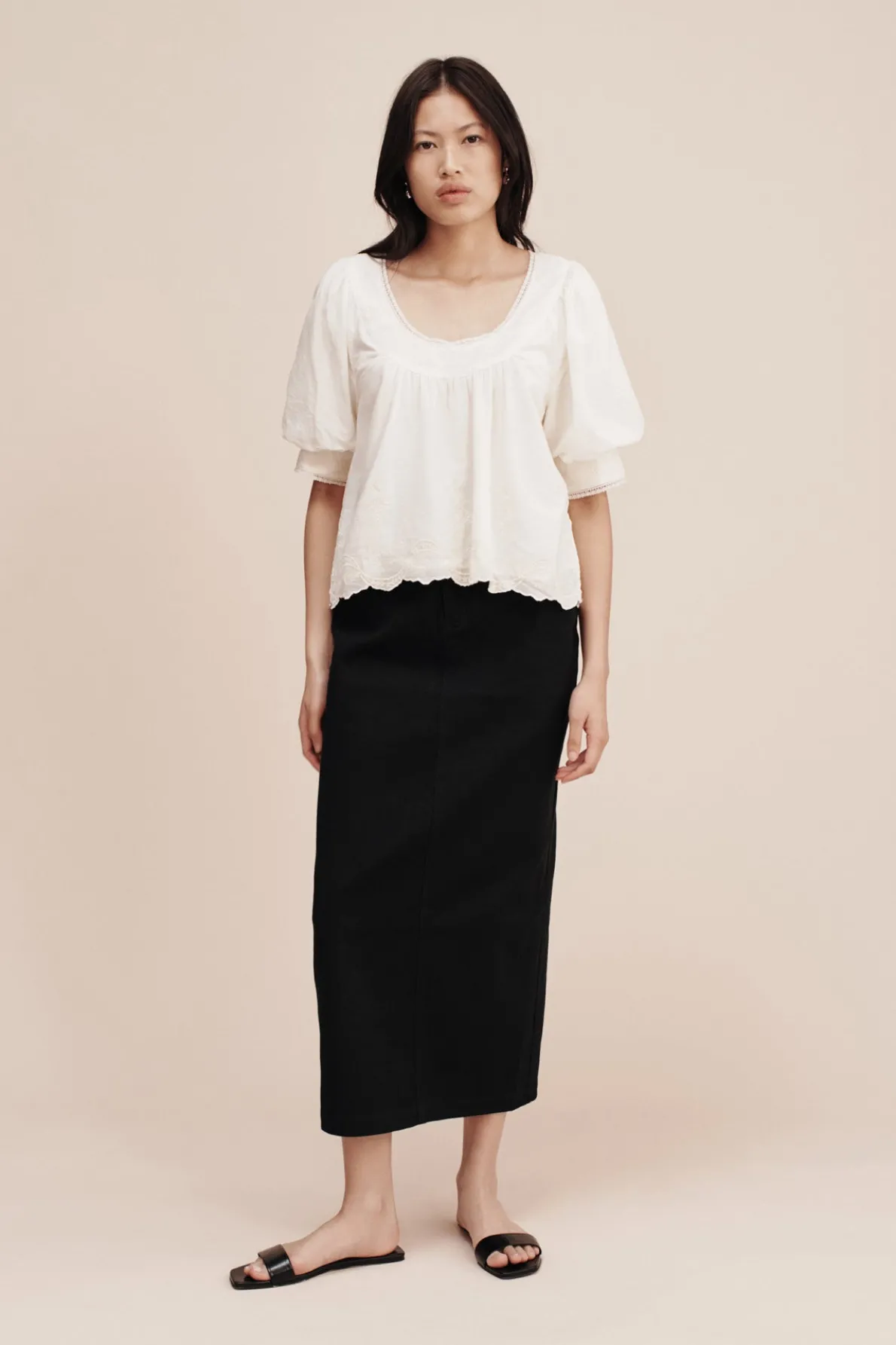 MYLAH TOP - CREAM