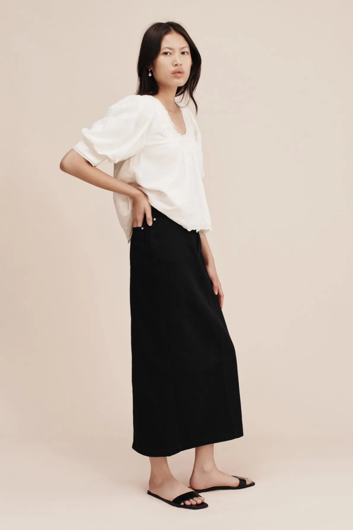 MYLAH TOP - CREAM