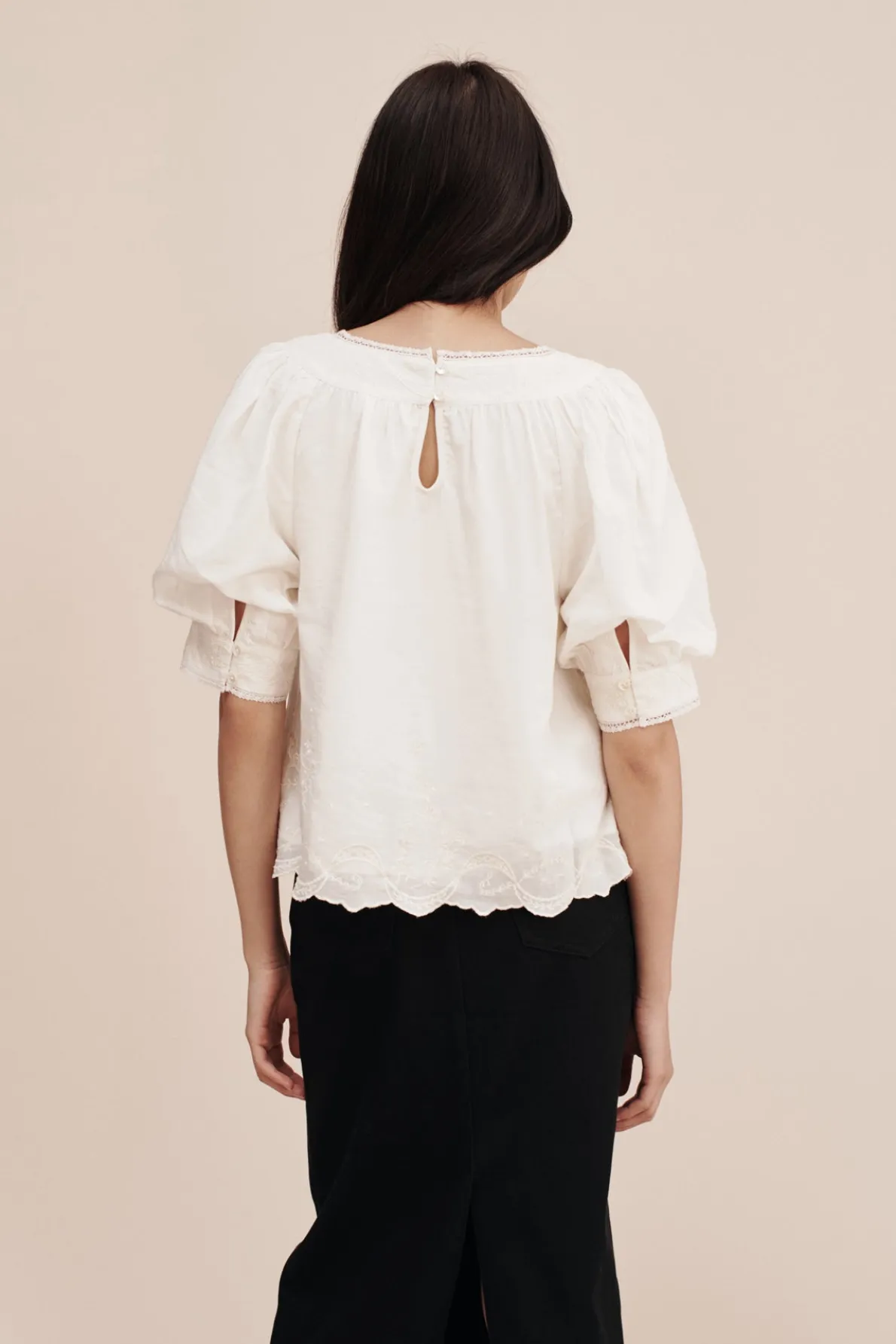 MYLAH TOP - CREAM
