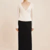 NANCY PENCIL SKIRT - BLACK