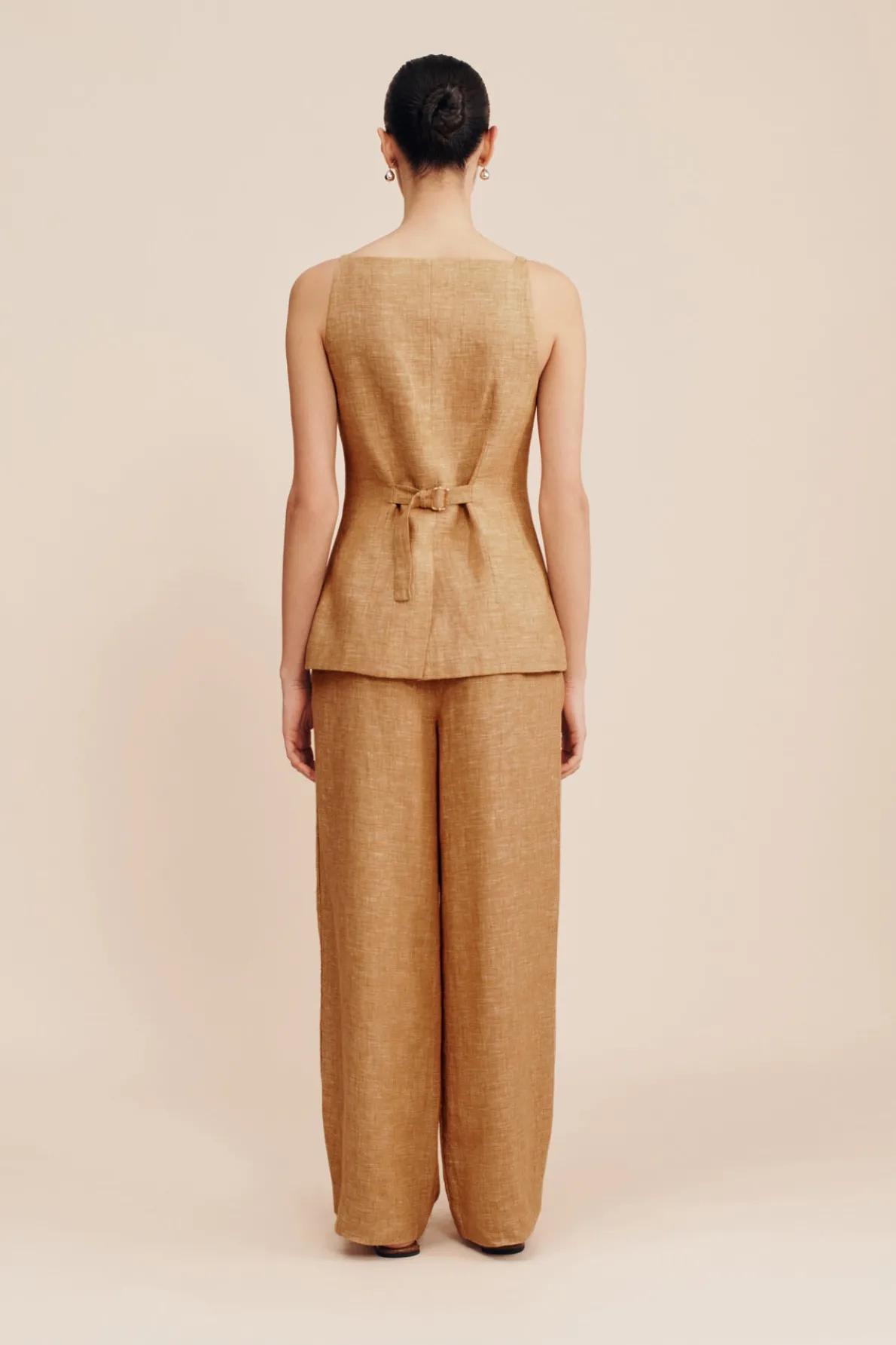 NANCY TROUSER - WALNUT