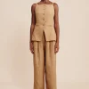 NANCY TROUSER - WALNUT
