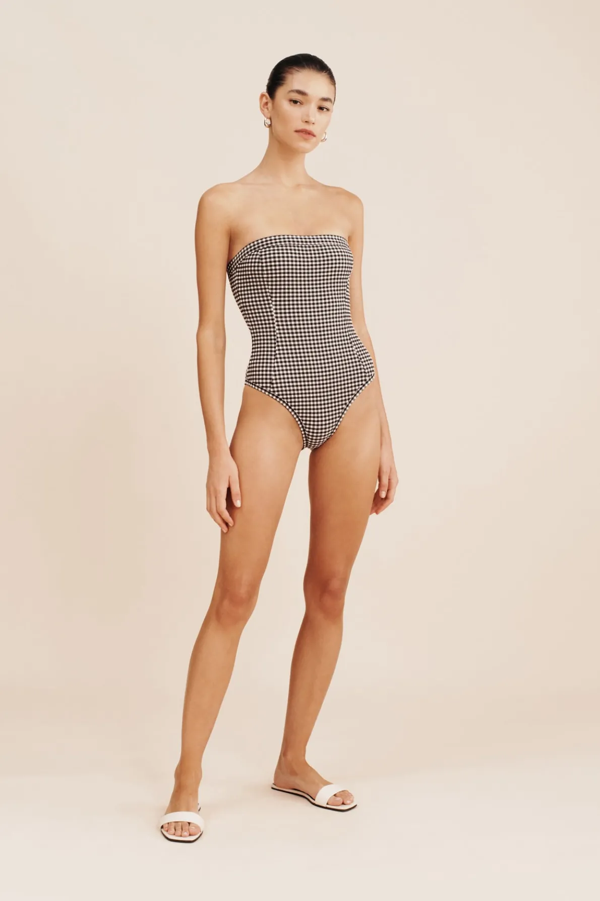NORA ONE-PIECE - GINGHAM