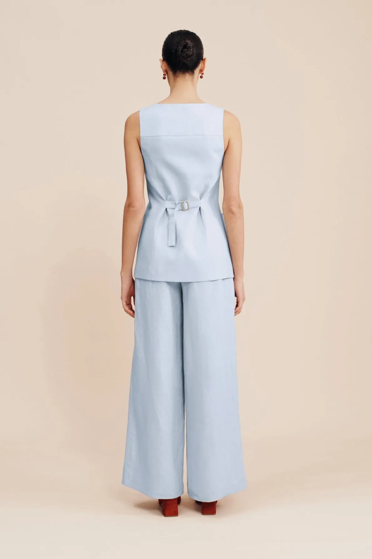 PARKER TROUSER - SILVER BLUE