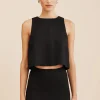 POPPY TOP - BLACK