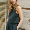 POPPY TOP - BLACK