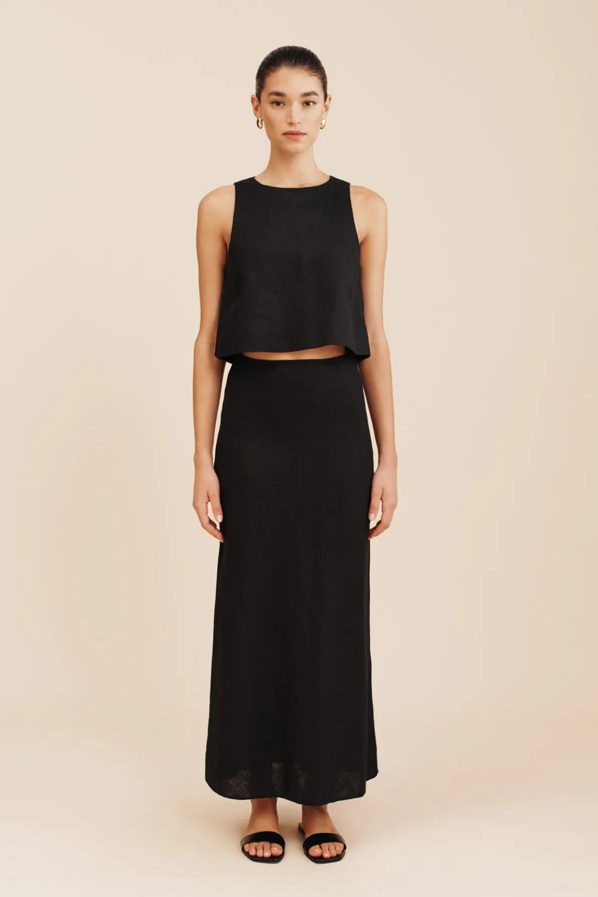 POPPY TOP - BLACK