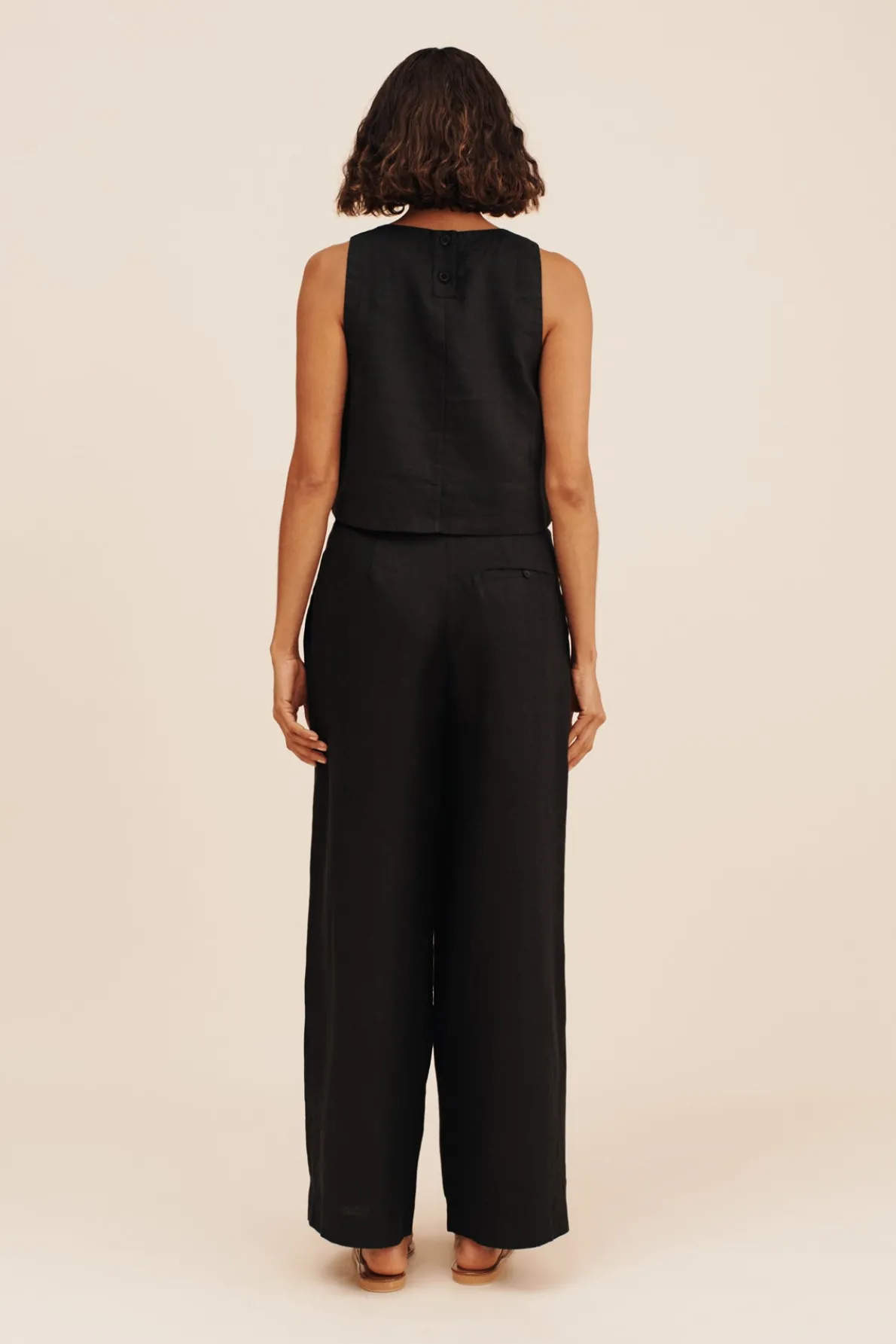 POPPY TOP - BLACK
