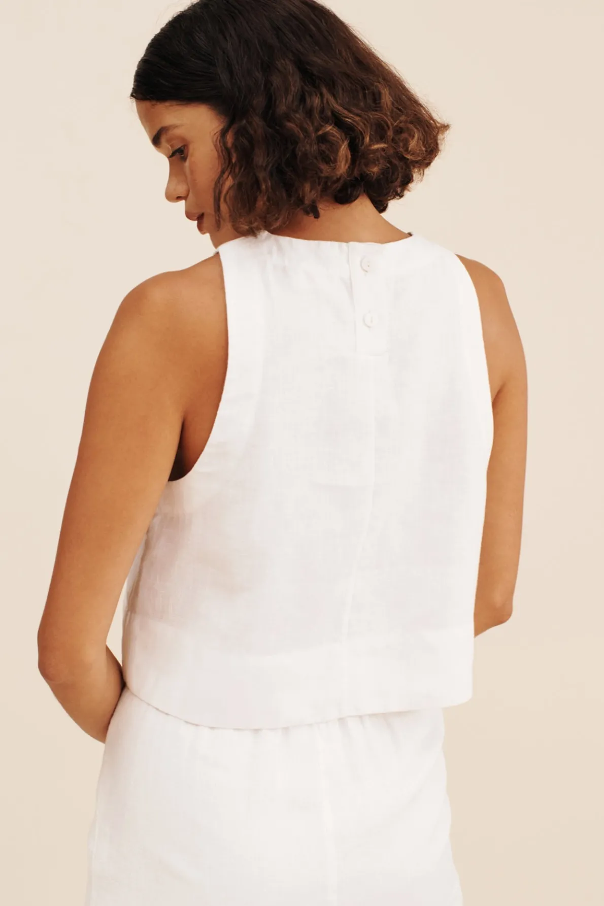 POPPY TOP - IVORY